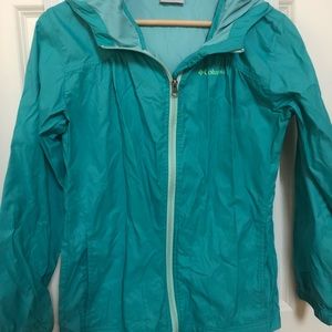 Girls Columbia Rain/Wind Jacket with Hood